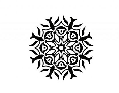  Mandala decorativo para el hogar fabricado en vinilo adhesivo 05928