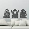  Vinilos decorativos para Halloween los tres fantasmas 05038