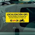  Adhesivo antirrobo seguimiento por GPS para motocicletas  - 2UNIDADES - Adhesivo de seguridad antirrobo moto GPS 08190