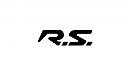  Vinilo Adhesivo de Corte Logotipo RS Renault Sport | Personalizable en Color y Medida  09998