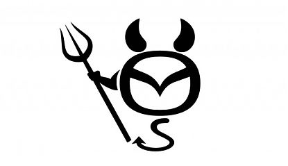  Vinilo adhesivo para vehículos MAZDA MAZDA DEVIL - Pegatinas, stickers, adhesivos coches MAZDA 8038