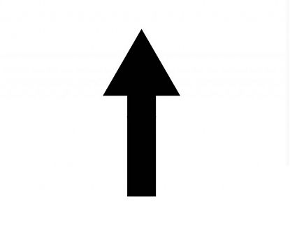  Flechas señalización suelo con dirección de circulación obligatoria 07358