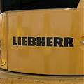 Vinilo LIEBHERR de corte personalizado para maquinaria industrial, camiones y vehículos 09975