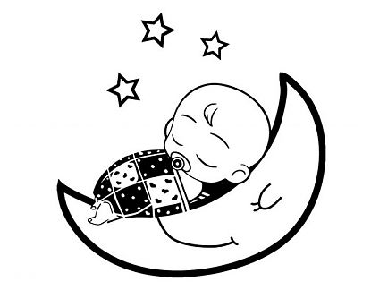 Vinilo para Bebés Duerme, mi cielo 03254
