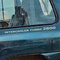  Vinilo adhesivo INTERCOOLER TURBO 2800 — Vinilo de corte lateral para Mitsubishi Pajero / Montero 4x4 09832