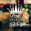  Decoración Bares y Restaurantes con Vinilos Menú Diario 015 03234