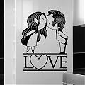  Vinilo Decoración Romántico Love - vinilos decorativos para ventanas, puertas, armarios y muebles 03222