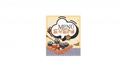  Vinilo Adhesivo para Promocionar Menú Sushi: La Mejor Opción para Restaurantes y Bares 09402