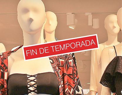  Vinilo Adhesivo Personalizable – Campañas de Rebajas a Todo Color para Escaparates FIN DE TEMPORADA 06506