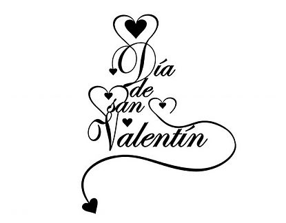  Vinilos decorativo con corazones y texto para el Día de San Valentín 04809