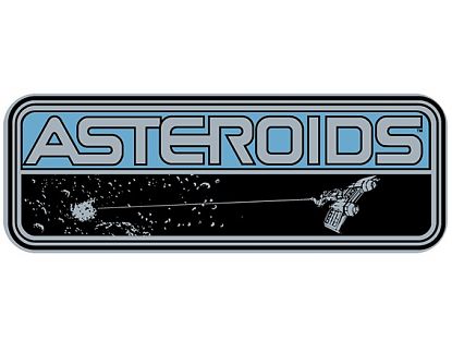  Vinilo Adhesivo Arcade 'Asteroids': Decoración Retroiluminada Bartop, Vinilos Personalizados para Máquinas Recreativas Clásicas 01687