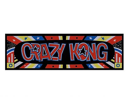  Adhesivo Vinilo Retro Videojuegos Crazy Kong para Bartop Arcade – Vinilos Personalizados España 03308