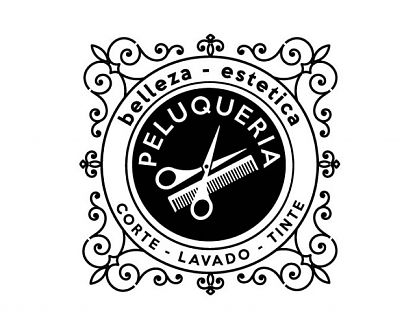  Vinilo adhesivo decoración paredes y cristales peluquerías, adhesivos para peluquerías, vinilos adhesivos para peluquerías, pegatinas peluqueria 05194