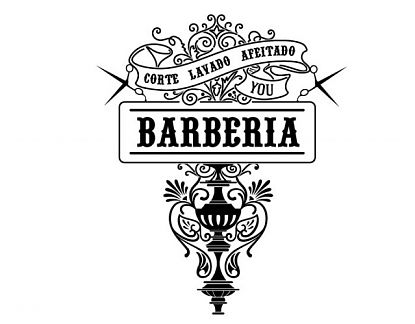  Vinilo decorativo especial para barberías y Barber Shops decoración paredes y cristales 05193