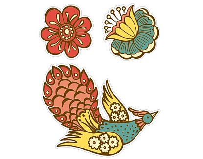  Sticker Adhesivo Asian Style pegatinas flores pared, pegatinas flores blancas, pegatinas flores vintage 01748