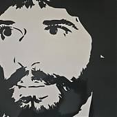 Vinilo Adhesivo con la Silueta del Busto de Camarón de la Isla: Un Tributo al Arte Flamenco