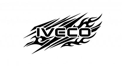  Vinilo de Corte Iveco Tribal | Adhesivo sin Fondo para Camión 010004