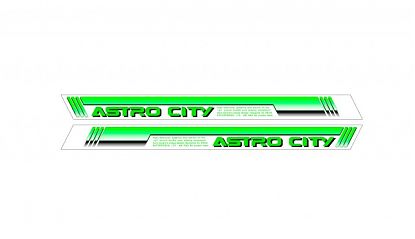  Vinilos Adhesivos ASTRO CITY de SEGA - 2 UNIDADES 08901