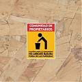  Vinilo Adhesivo Informativo para Comunidades: Promoviendo la Limpieza y el Respeto en las Áreas Comunes 09439