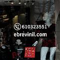  Vinilo Teléfono y Web Personalizado para Negocio - Corte por Plóter - Color Corporativo a Elegir - Envío en 48h - 05681