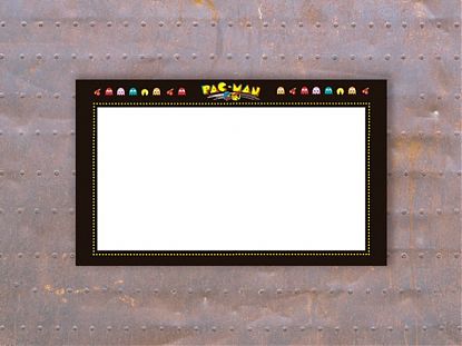  Vinilo adhesivo BARTOP para decorar la pantalla - monitor - bezel muebles arcade - BARTOP  - Decoraciones PAC-MAN 07817