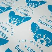 Con este vinilo adhesivo las MASCOTAS SON BIENVENIDAS!
