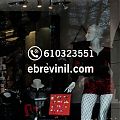  Vinilo Teléfono y Web Personalizado para Negocio - Corte por Plóter - Color Corporativo a Elegir - Envío en 48h - 05681