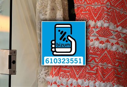  Vinilo adhesivo personalizado BIZUM especial para tiendas, comercios y negocios de hostelería 07919