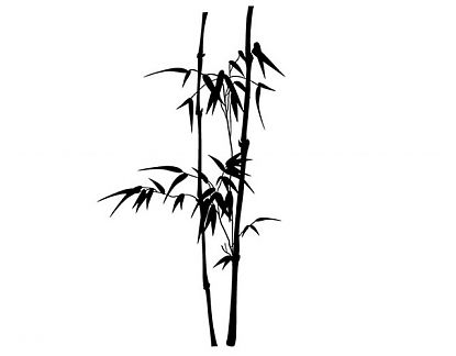  Vinilo temática naturaleza oriental Cañas de Bambú 04881
