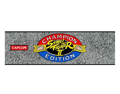  Vinilo Decorativo Arcade Street Fighter Champion Edition Impreso en Vinilo Oracal Laminado para Mueble Arcade 02284