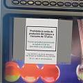  Vinilo Decorativo para Máquinas Expendedoras de Tabaco con Mensaje Legal 08859
