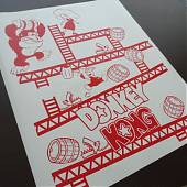 Un espectacular vinilo decorativo de Donkey Kong