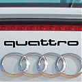  Vinilo adhesivo Audi Quattro coche – compatible con A3 A4 A5, decoración tuning exterior 04243