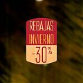  Vinilo adhesivo personalizado para escaparates – Campañas de REBAJAS DE INVIERNO 06143