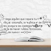 ¿Decoración con vinilos adhesivos de pared?