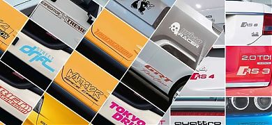 Adhesivos y pegatinas de vinilo para la decoración de todo tipo de automóviles