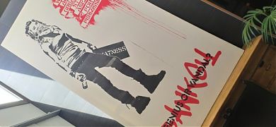 Una espectacular serigrafía de Banksy: GENIO O VÁNDALO