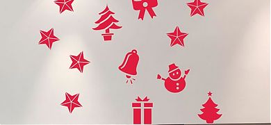 Vinilos decorativos para tu negocio - Ofertas de Navidad