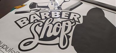 Un vinilo decorativo requetechulo para tu barbería - barbershop