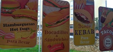 Y más vinilos decorativos de comida para llevar!. Consigue la decoración más efectiva para tu negocio de hostelería.