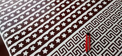 Nuevos vinilos decorativos con cenefas adhesivas!