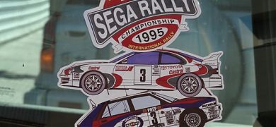 Vinilo impreso troquelado Sega Rally Championship