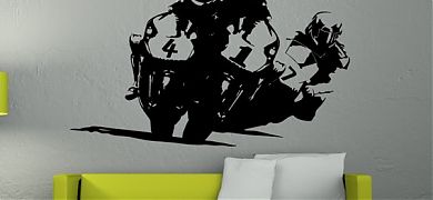 Vinilo Pared Motociclismo