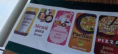 ¡¡¡¡TODO PARA LLEVAR!!!! Vinilos adhesivos cristales y paredes para bares, restaurantes, cafeterías, pastelerías y negocios de restauración