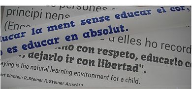 Letras de vinilo adhesivo