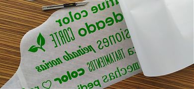 Truco para cuando el vinilo no se queda fijado en el papel transportador