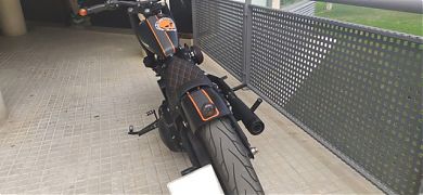 Máscaras de vinilo para la decoración de una Harley Davidson