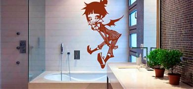 Baños infantiles: decoración con vinilos para los más pequeños