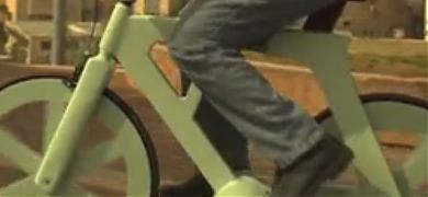 La bicicleta de cartón de Izhar Gafni