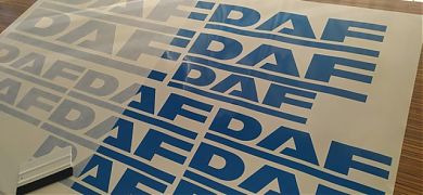 Nuevos vinilos adhesivos para camiones DAFF y SCANIA